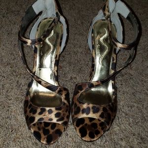 Nina leopard shoes